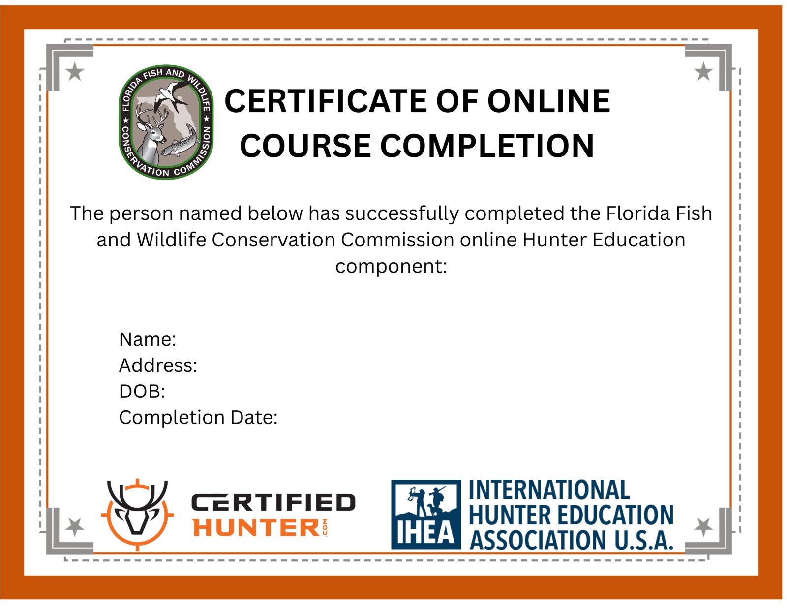 Florida Hunter Education Course