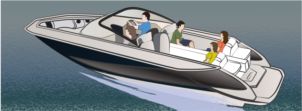 Properly loaded boat