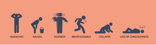 Signs of carbon monoxide poisoning
