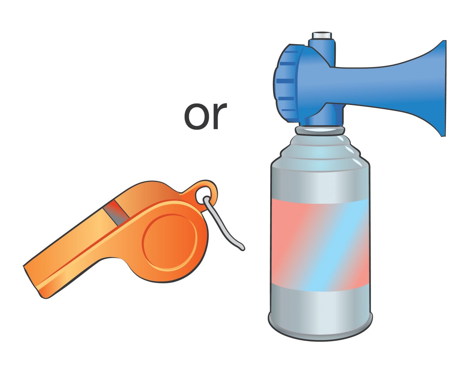 Whistle and signal horn