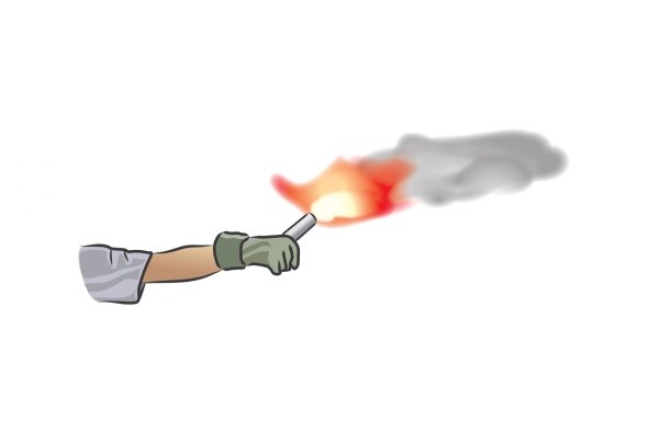 Bengala de mano Tipo C