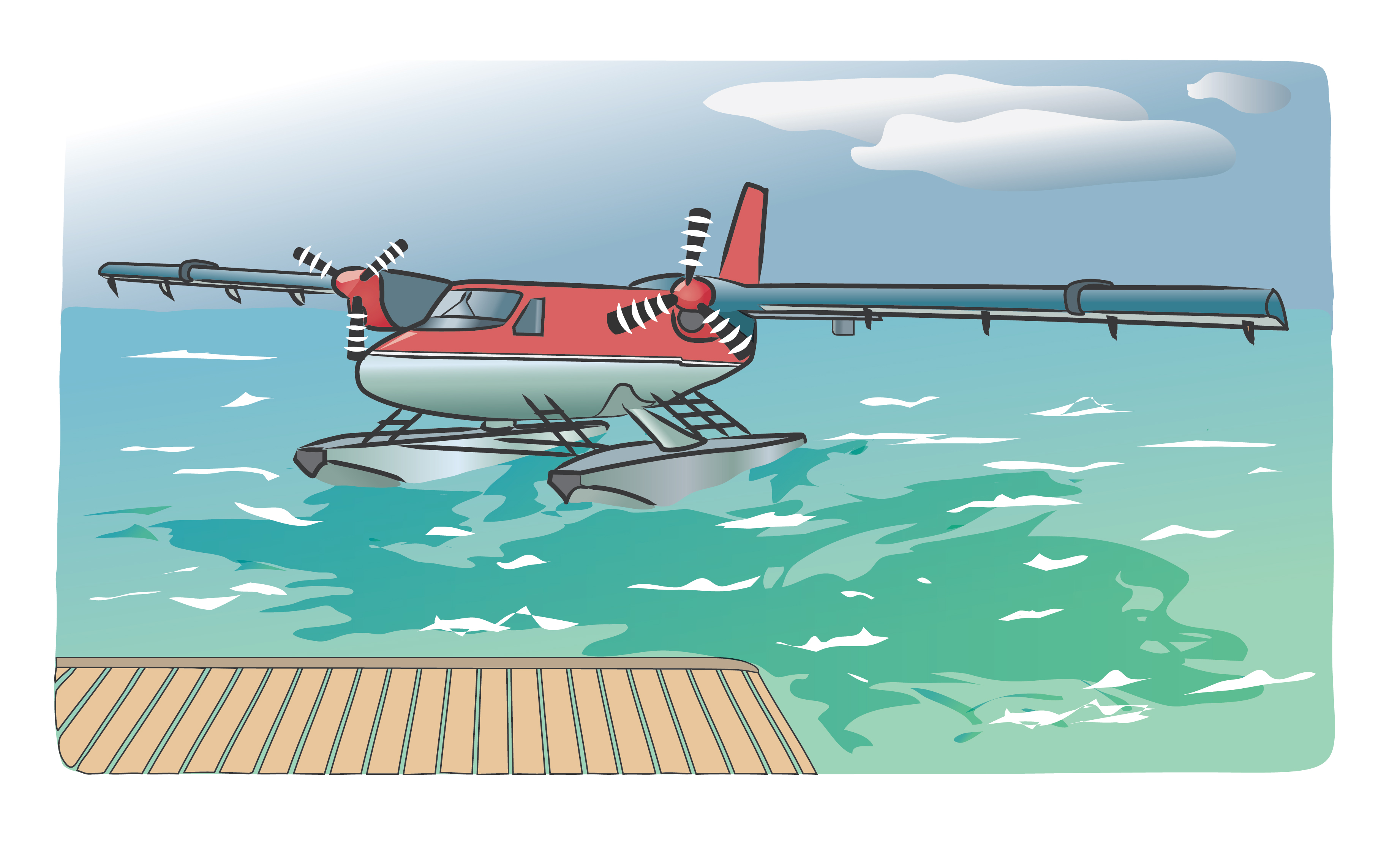 Wing in ground craft on the water