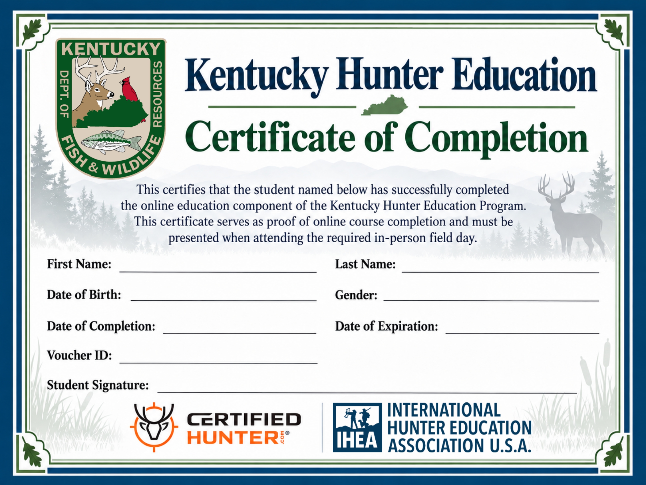 Official Kentucky Hunter Education Course